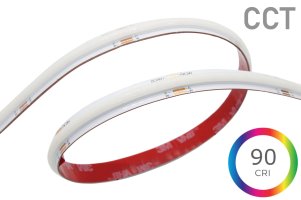 Dvoubarevné LED pásky - CCT - 11,5 +11,5 W/m CCT SCOB LED pásek PROFI, 10mm, 280LED/m, 24VDC, 2700-6500K, IP20