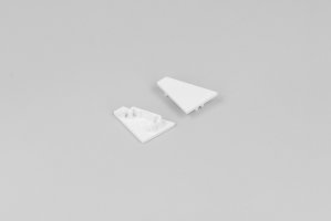 Difuzory a koncovky - Koncovka profilu CORNER16.V2 bílá, ABS, K9989901