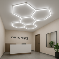 Lineární LED světla - Hexagon SET Lights 5HEXS 192W s příslušenstvím