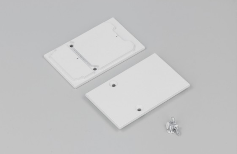 Difuzory a koncovky - Koncovka profilu COMBO30-01A bílá, kov, V6999201S - foto 1