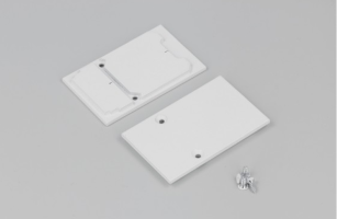 Difuzory a koncovky - Koncovka profilu COMBO30-01A bílá, kov, V6999201S