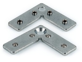 Úchyty, spojky, závěsný materiál - Spojovací úhlový konektor LED profilu AVA MAGLYTE-10 a ANGULAR, 90°