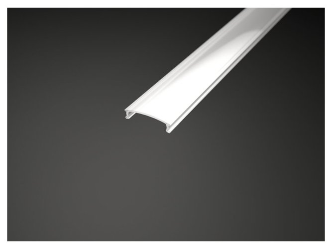 Difuzory a koncovky - Difuzor pro profil RECESSED 7, mléčný - foto 1