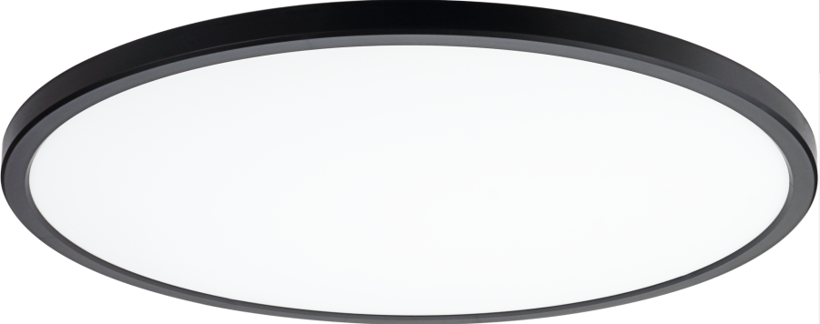 Kruhová - LED stropní svítidlo 24W, CCT + RGB, černé, kulaté, OP2942 - foto 1