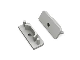 Difuzory a koncovky - Koncovka s otvorem profilu SURFACE14 šedá, A2970022