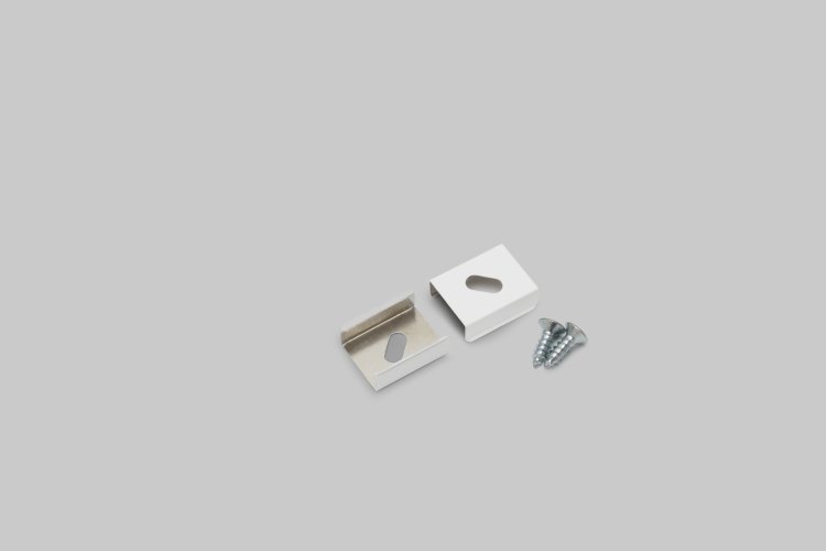 Úchyty, spojky, závěsný materiál - Montážní úchyt Z1 bílý, excentrické uchycení, 89270001 - foto 1