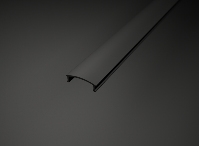 Difuzory a koncovky - Difuzor universal1, černý, LP-UNICOV1-BLK - foto 1