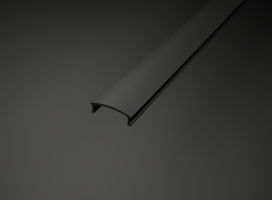 Difuzory a koncovky - Difuzor universal1, černý, LP-UNICOV1-BLK