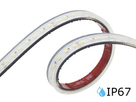 Jednobarevné LED pásky 12V, 24V, 230V - IP67 voděodolný LED pásek 9W/m, PROFI, 24VDC, 1260Lm/m, 140LED/m, 4000K
