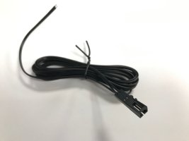 Konektory a spojky - Připojovací konektor, samice, černý, 2m přívodní kabel