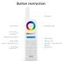 Speciální (LoRa 433Mhz, Zigbee) - LoRa, 8 kanálový dálkový ovladač RGB+CCT ,433MHz RF, FUT086, Mi-Light - foto 10