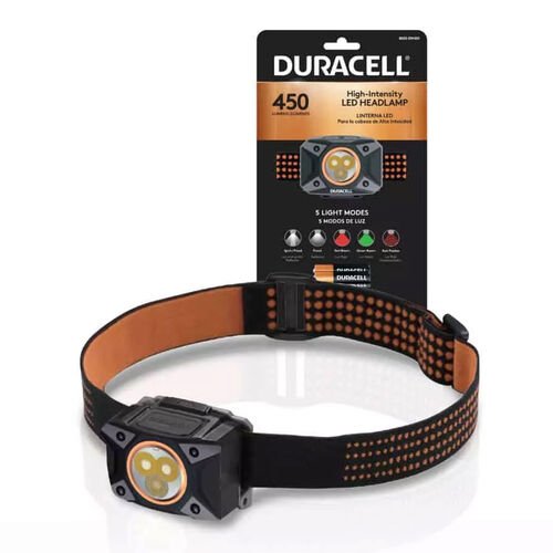 Svítilny - Čelovka Duracell DH450SE, +3AAA, 450 lumenů, - foto 1