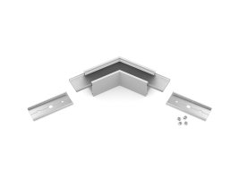 Úchyty, spojky, závěsný materiál - LINEA20 rohová spojka 120 st eloxovaný, C1880020