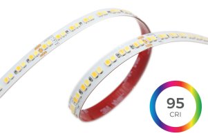 Dvoubarevné LED pásky - CCT - CCT 2700+6000K, 15+15W/m LED pásek, PROFI, 24VDC, 10mm, 224LED/m, záruka 7 let