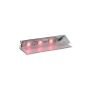 Osvětlení skleněných polic - RGB LED svítidlo pro osvětlení skleněných polic, 4ks, 12VDC, IP20, 63x22x11 - foto 4