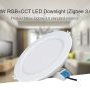 Zigbee 3.0 Svítidla - 12W LED svítidlo downlight RGB+CCT, Zigbee 3.0, FUT066Z, Mi-Light - foto 5