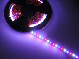 Potravinářské, UV a speciální LED pásky - Akvarijní pásek 12W s plným spektrem,12V,  450nm+650nm+6500K