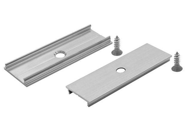 Úchyty, spojky, závěsný materiál - Montážní spojka X2 180 st. surový hliník, kónické uchycení, 76350000 - foto 1