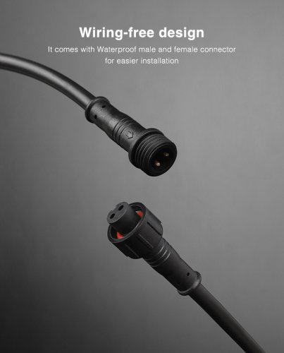 Konektory a spojky - Propojovací CCT vodič 3 piny, 1m, Mi-light - foto 1