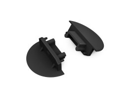 Difuzory a koncovky - GROOVE14 koncovka GEN2 s otvorem černá, A3970002