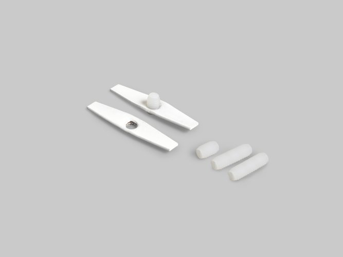 Úchyty, spojky, závěsný materiál - LED svorka VARIO30 bílá, V4630001 - foto 1