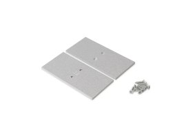 Difuzory a koncovky - Koncovka profilu VARIO30-32 stříbrná, V4580022s