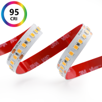 Jednobarevné LED pásky 12V, 24V, 230V - LED pásek 14,4W, CRI>95, PROFI, 192LED, 24VDC, 10mm, 1800Lm/m, 2835, 5let záruka