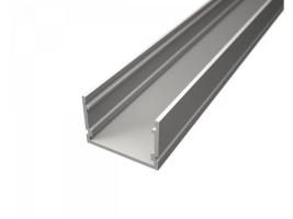 Přisazené profily - Hliníkový LED profil SURFACE 7, bílý