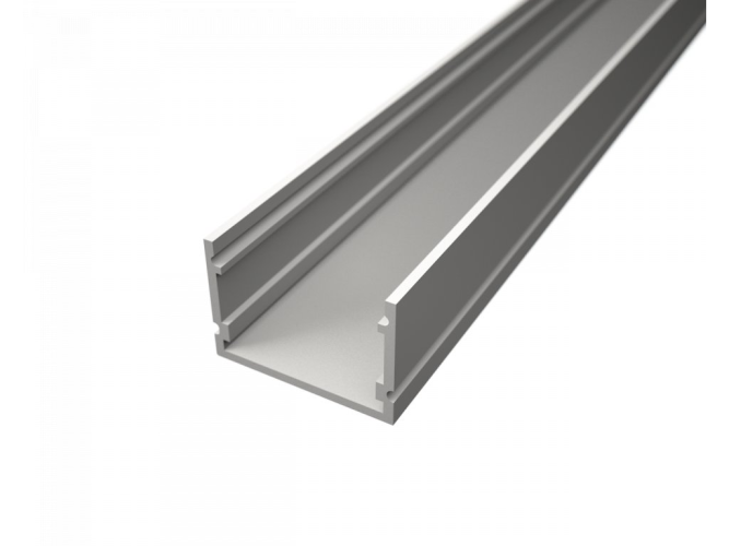 Přisazené profily - Hliníkový LED profil SURFACE 7, bílý - foto 1