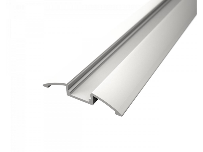 Přisazené profily - Hliníkový LED profil SURFACE 4, bílý - foto 1