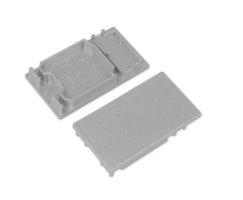 Difuzory a koncovky - Koncovka profilu COMBO30-01A, stříbrná, V6998940