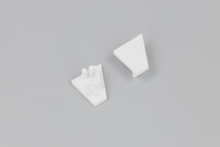 Difuzory a koncovky - Koncovka profilu CORNER10.V2, bílá, J6999901 - foto 1