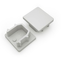 Difuzory a koncovky - Koncovka LED profilu AVA BASELYTE-10 HIGH plná, šedá