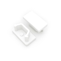 Difuzory a koncovky - Koncovka LED profilu AVA BASELYTE-10 LOW plná, bílá