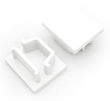 Difuzory a koncovky - Koncovka LED profilu AVA MAGLYTE-10 plná, bílá