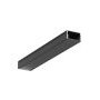 Přisazené profily - Hliníkový přisazený profil UNI14, černý, BC3/Y - foto 2