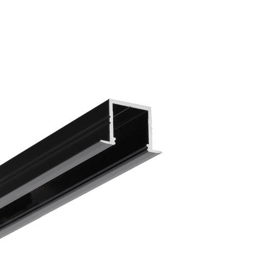 Vestavné profily - Hliníkový vestavný profil SMART-IN16, černý, BC3/U4 - foto 1