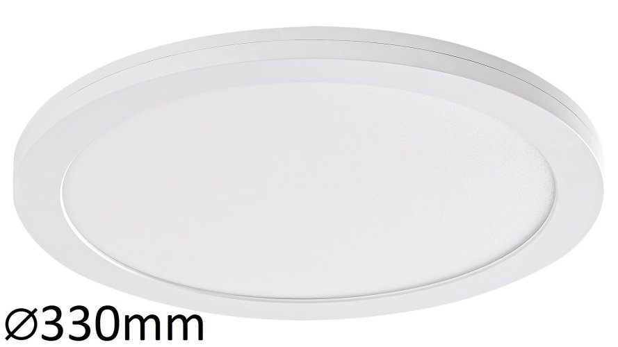 Kruhová - Stropní LED svítidlo Rabalux 1490, Sonnet, LED 30W, bílé, IP20 - foto 1