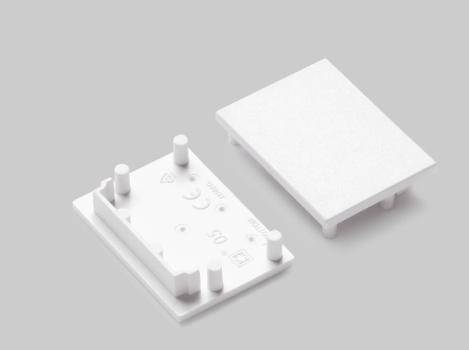 Difuzory a koncovky - Koncovka profilu VARIO30-05 bílá, V4910001 - foto 1