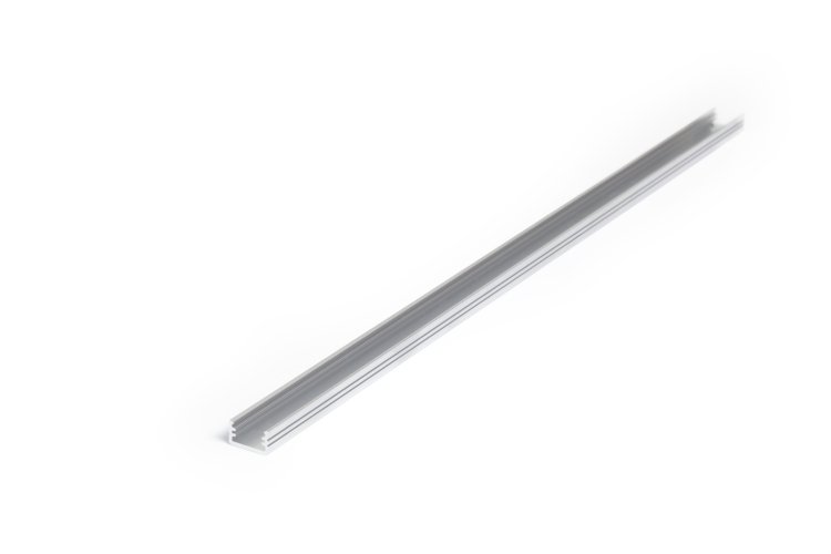 Přisazené profily - Přisazený profil SLIM8 surový hliník, AC2/Z - foto 1