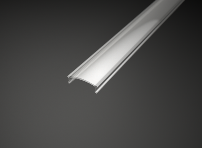 Difuzory a koncovky - Difuzor universal1, transparentní, LP-UNICOV1-TRA - foto 1