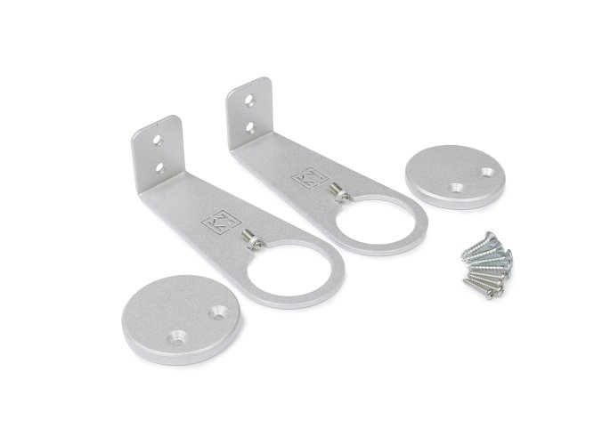 Úchyty, spojky, závěsný materiál - Úchyt pro šatní profil OVAL20, kompletní sada na přichycení KP0283, výprodej - foto 1
