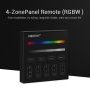 2,4Ghz Ovladače na stěnu - 4 zónový nástěnný ovladač RGBW, B3, 2xAAA, Mi-Light - foto 6
