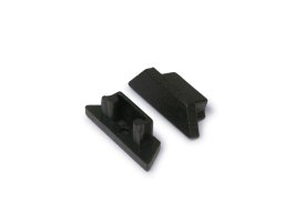 Difuzory a koncovky - Koncovka profilu ARC12 černá, B2960002