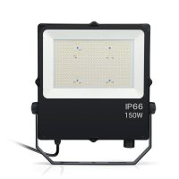 Přisazené reflektory - LED reflektor černý, IP66, IK08, 150W, CCT
