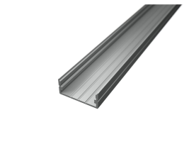 Přisazené profily - Hliníkový LED profil SURFACE 3, stříbrný
