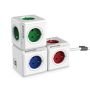 Nábytkové zásuvky, vypinače - PowerCube Extended USB síťový rozbočovač, 4x230V, 2xUSB, IP20, PC-E2U-BI-4FR/ZI-1,5-01 - foto 7