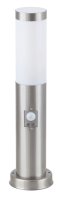 Sloupková - Venkovní sloupek Rabalux 8267 Inox torch 2 s PIR, E27 max 60W, IP44