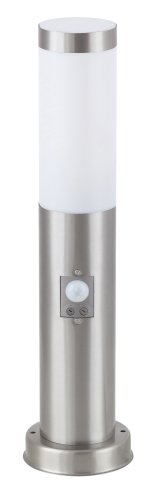 Sloupková - Venkovní sloupek Rabalux 8267 Inox torch 2 s PIR, E27 max 60W, IP44 - foto 1