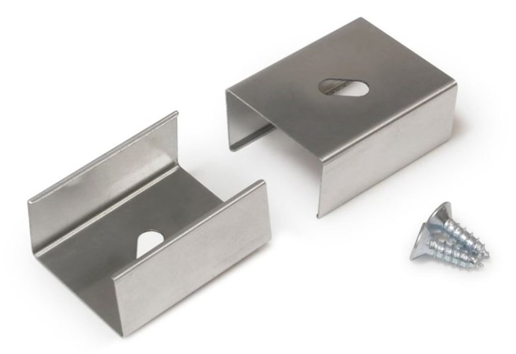 Úchyty, spojky, závěsný materiál - Montážní úchyt U4(1) nerezová ocel, excentrické uchycení, F1970019 - foto 1